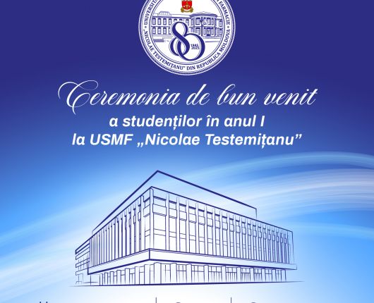 Ceremonia de bun venit a studenților admiși în anul I